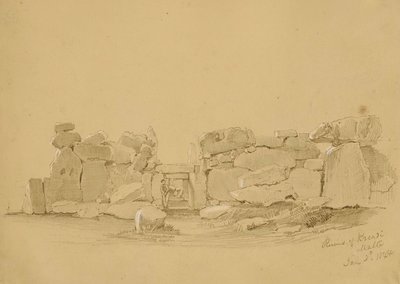 Ruins, Krindi, Malta by Kellogg, Miner Kilbourne