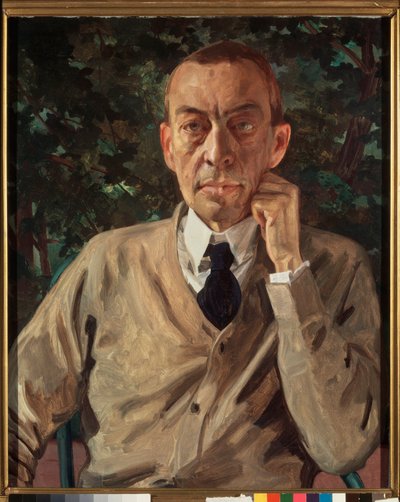 Sergei Rachmaninoff by Konstantin Andreevic Somov