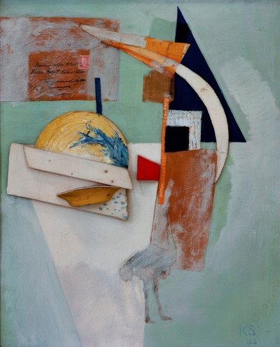 Crescent Moon Ugelvik by Kurt Schwitters
