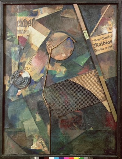Merzbild by Kurt Schwitters