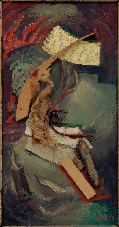 Merz Picture with Algae by Kurt Schwitters