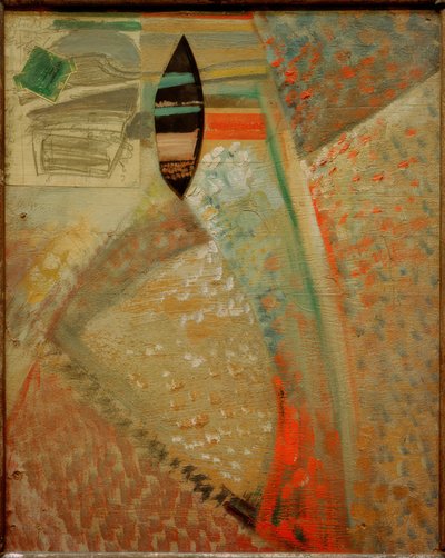 Untitled (Broken Record) by Kurt Schwitters