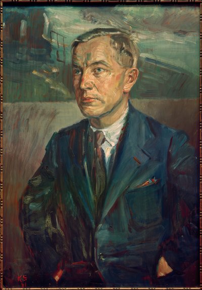 Portrait of Alf Schultes by Kurt Schwitters