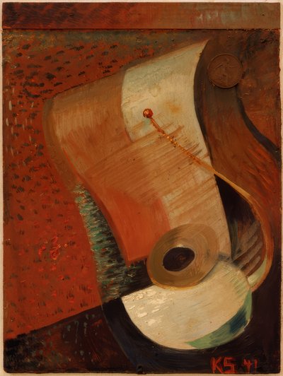 Still Life with Penny by Kurt Schwitters