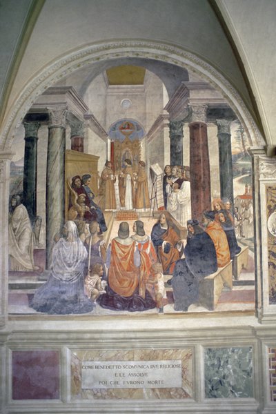 Life of St. Benedict by L. Signorelli