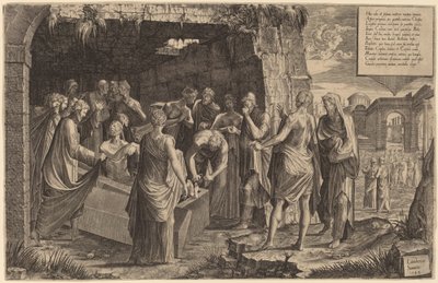 The Raising of Lazarus by Lambert Suavius