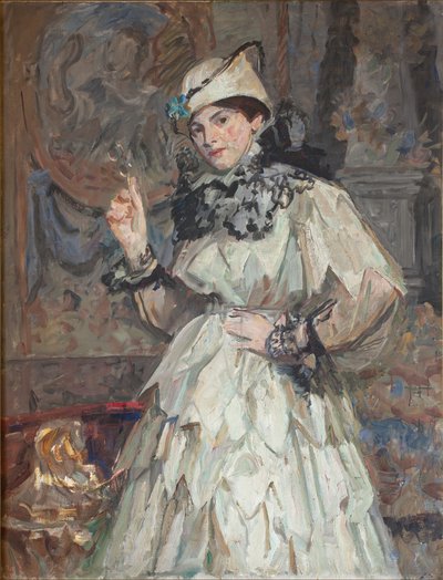 The Artist’s Daughter in Fancy Dress by Laurits Regner Tuxen