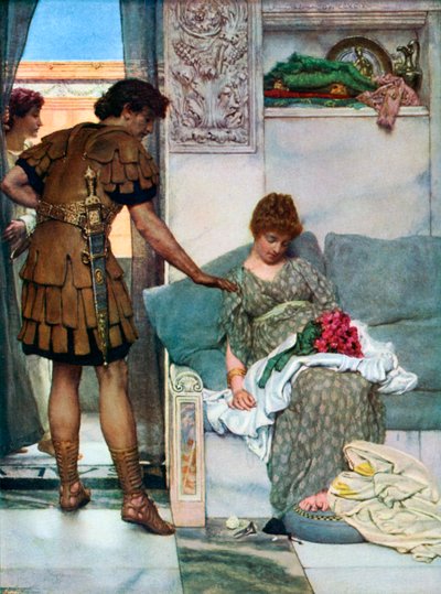 A Silent Greeting by Lawrence Alma Tadema