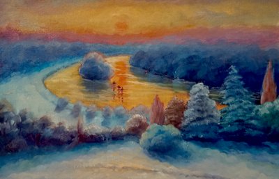 Christmas, The View from Richmond Hill by Lee Campbell