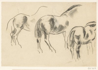 Three Horses by Leo Gestel