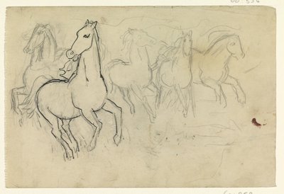 Galloping Horses by Leo Gestel