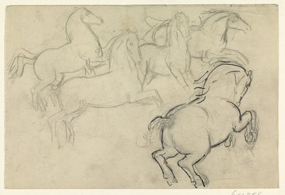 Galloping Horses by Leo Gestel