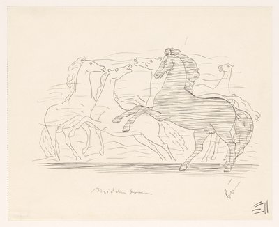 Herd of Horses by Leo Gestel