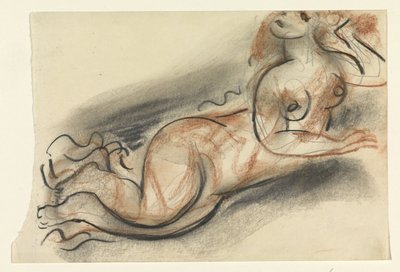 Reclining Nude Woman by Leo Gestel