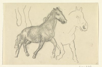 Two Walking Horses by Leo Gestel