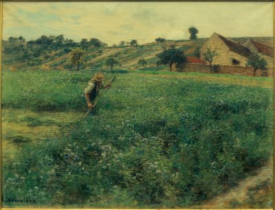 Mower in the Lucerne Field by Leon Augustin Lhermitte