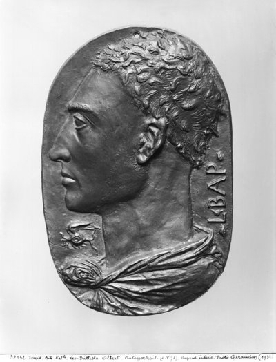 Medallion Self Portrait by Leon Battista Alberti