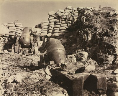 Battery, Malakoff, 1855 by Leon Eugéne Méhédin