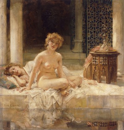 After the Bath by Leon Francois Comerre