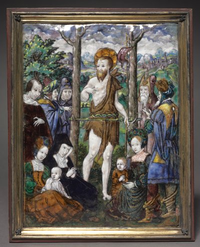 Preachment, 1500s by Leonard Limousin