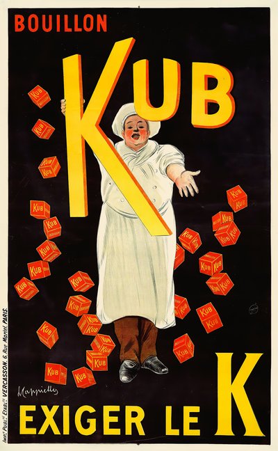 Bouillon Kub by Leonetto Cappiello