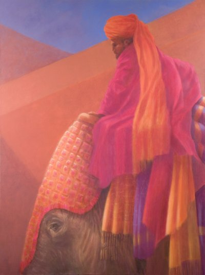 Mahout and Elephant by Lincoln Seligman