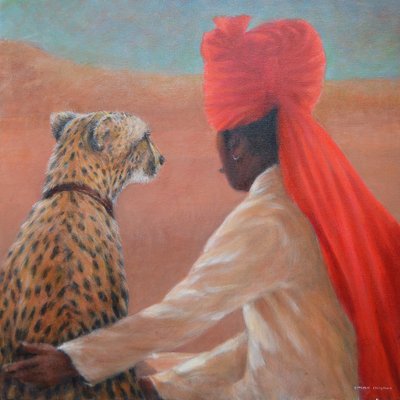 Palace Guard and Cheetah by Lincoln Seligman