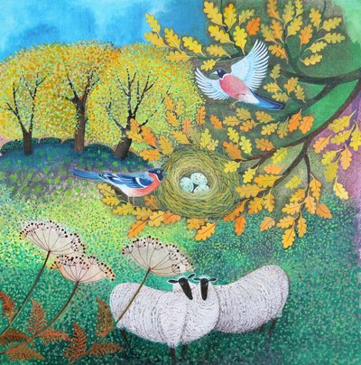 Bull Finches, 2021 by Lisa Graa Jensen