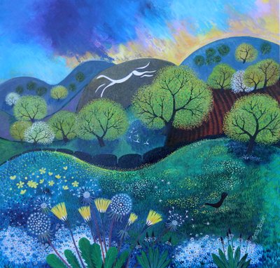 Chalk Horse Hill 2, 2023 by Lisa Graa Jensen