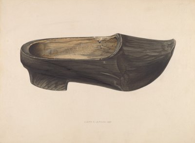 Wooden Shoe by Lloyd Charles Lemcke