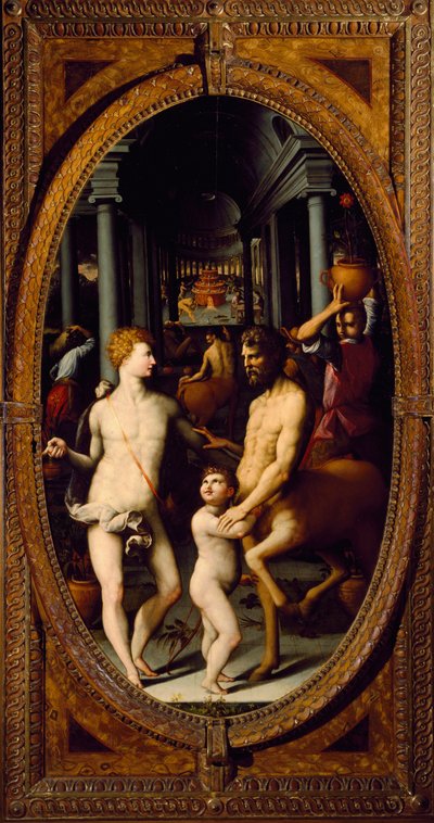 Apollo and the Centaur Chiron by Lodovico Buti