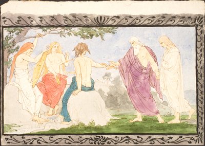 Mythological Scenes and Sketches by Lorenz Frølich