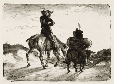 Don Quixote and Sancho Panza by Louis Anquetin