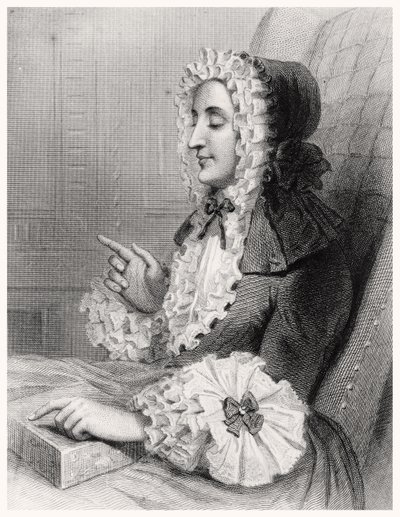 Madame du Deffand, Blind by Louis Carrogis Carmontelle