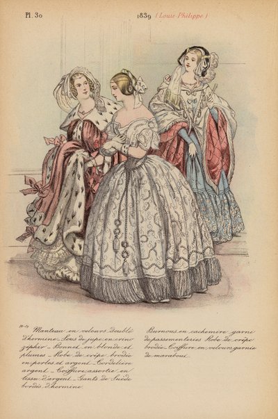 French Fashion: 1839, Louis-Philippe by Louis Colas