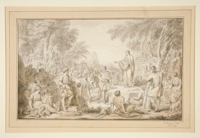 Christ Preaching by Louis Fabricius Dubourg