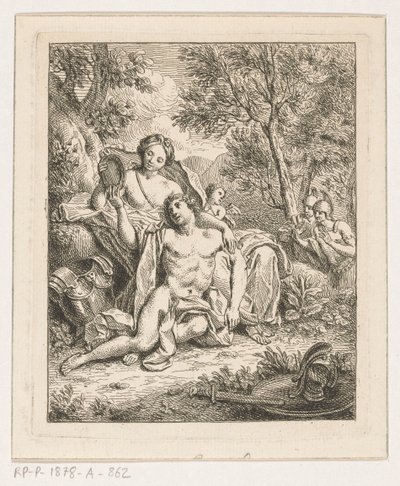 Rinaldo and Armida by Louis Fabritius Dubourg