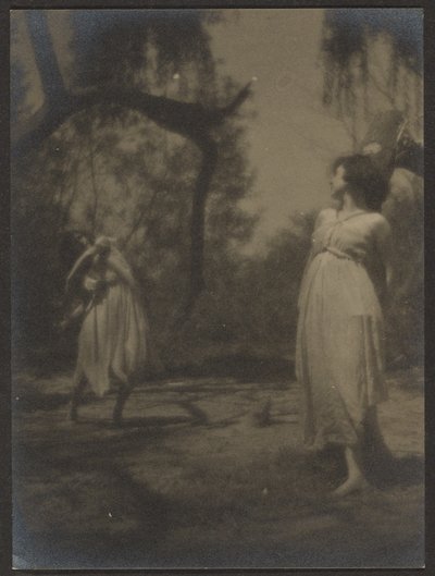 Dancers in Garden by Louis Fleckenstein