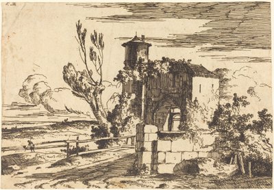 Monumental Entry by Louis Gabriel Moreau the Elder