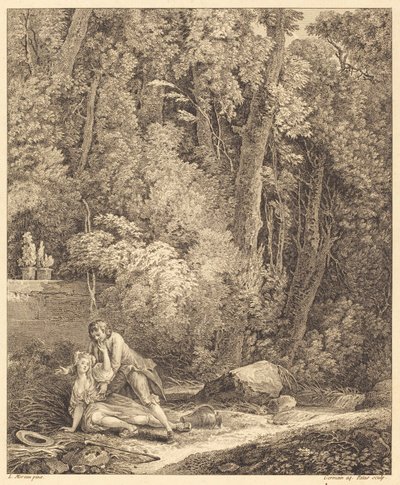 The Enterprising Villager by Louis Germain and Charles Emmanuel Patas after Louis Gabriel Moreau