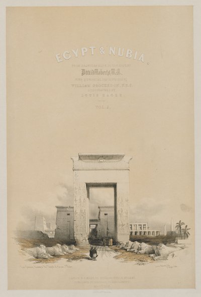 Egypt and Nubia: Frontispiece Volume V by Louis Haghe