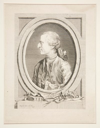 Portrait of Antoine de Chésie by Louis Jean Desprez