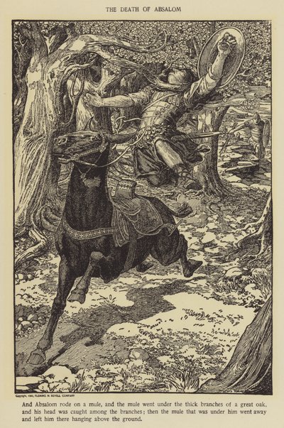 The death of Absalom by Louis John Rhead