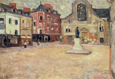 Place de Bernay by Louis Valtat