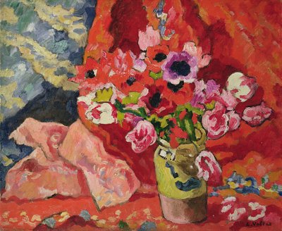 Vase of Flowers by Louis Valtat