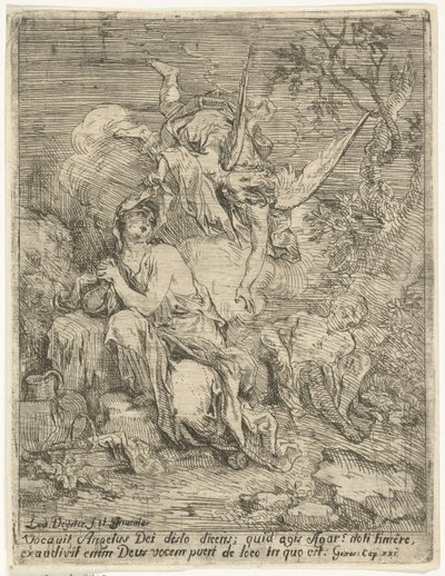 Hagar and Ishmael in the Desert by Louis de Deyster