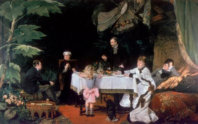 The Luncheon in the Conservatory by Louise Abbéma