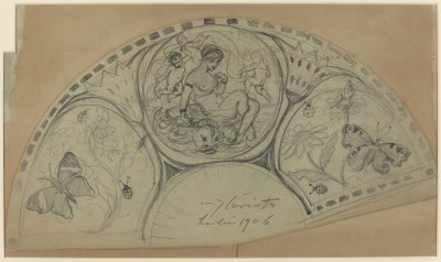Fan Design by Lovis Corinth