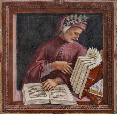 Dante reading his works by Luca Signorelli