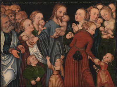 Christ Blessing the Children by Lucas Cranach d.Æ.